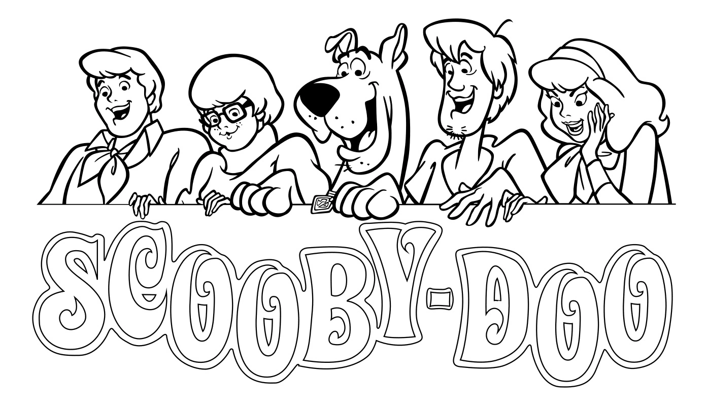 Kolorowanka ekipa Scooby Doo